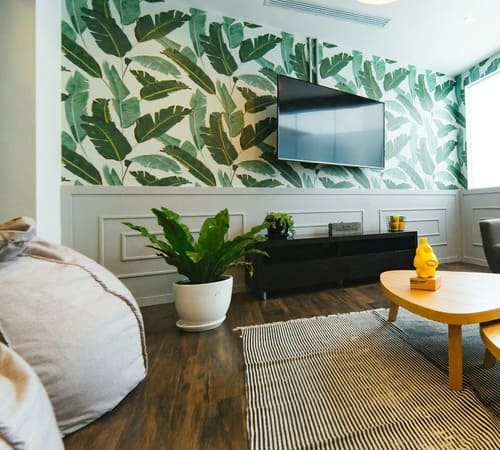 Wallpaper dinding dan jasa pasang wallpaper